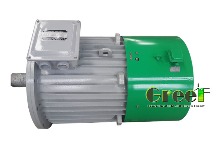 Gerador de ímãs permanentes de baixa rotação personalizado 5kw 10kw 50kw 200kw com 3 anos de garantia